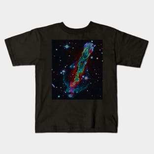 Black Panther Art - Glowing Edges 222 Kids T-Shirt